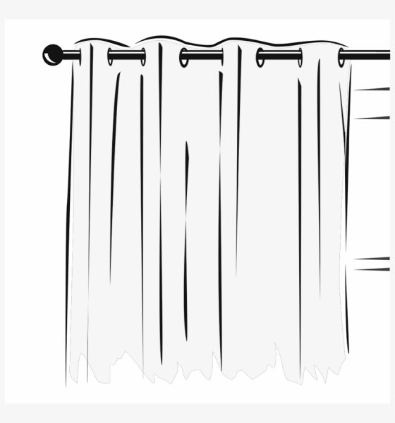 Тюль силуэт