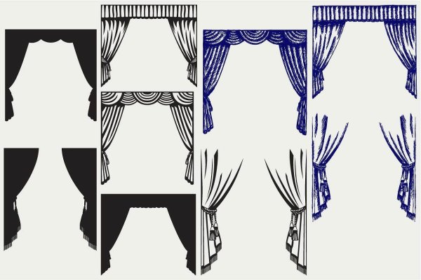 Портьера силуэт