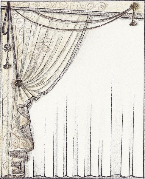 Эскизы штор