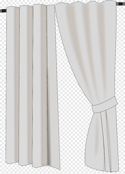 Шторки на прозрачном фоне
