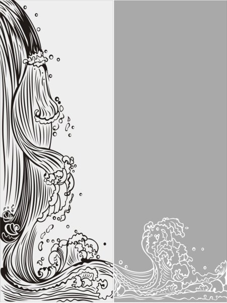 Пескоструйный рисунок на зеркале Графика