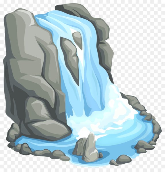 Водопад мультяшный