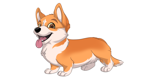 Вельш корги пемброк арт