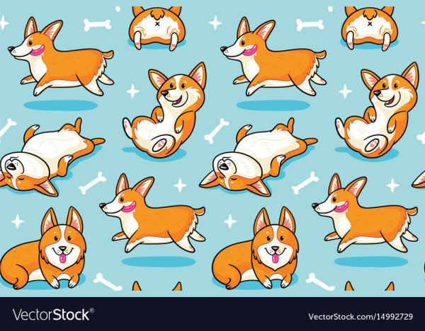 Корги принт