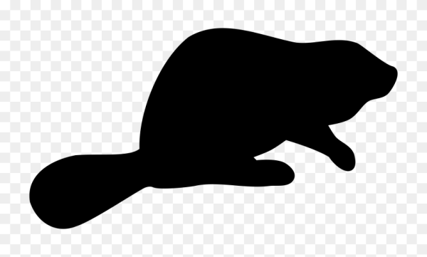 Силуэт бобра