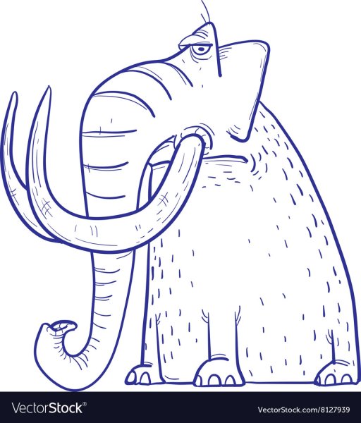 Мамонт векторное изображение