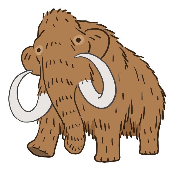 Мамонт мультяшный