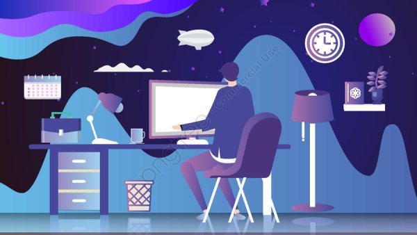 Офис вектор иллюстрация