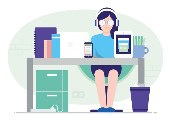 Офис иллюстрация