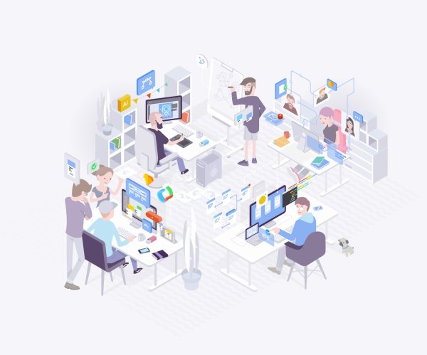 Офис иллюстрация