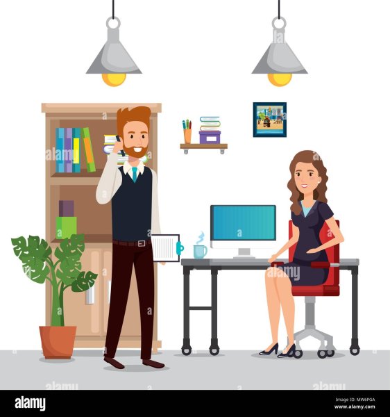 Офис иллюстрация