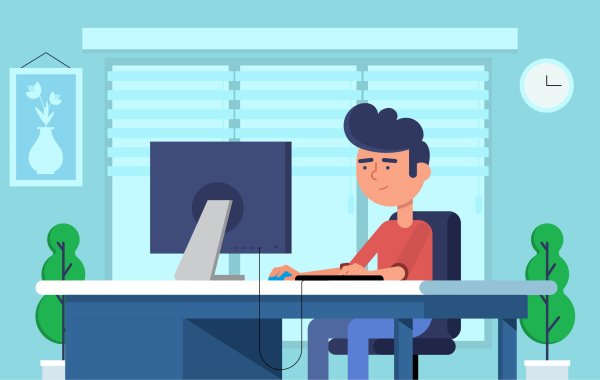 Векторные иллюстрации офис