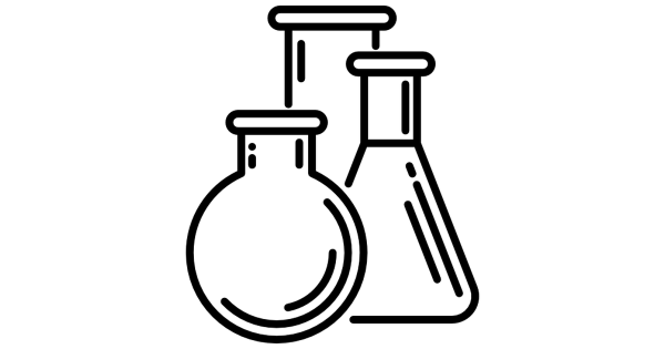 Лабораторная колба вектор