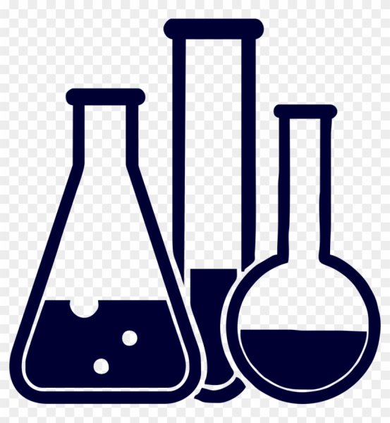 Химические колбы и пробирки