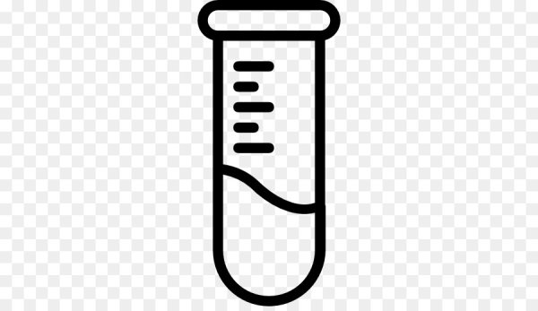 Схематичное изображение пробирки