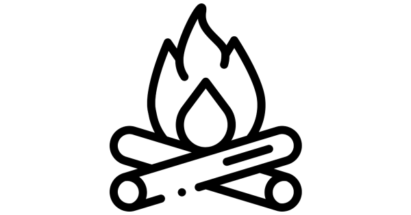 Очертание костра