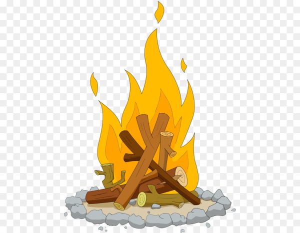 Дрова для костра без фона