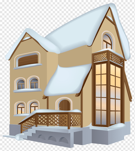 Домик мультяшный