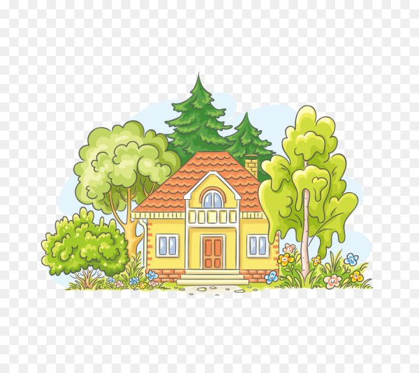 Деревенский дом вектор