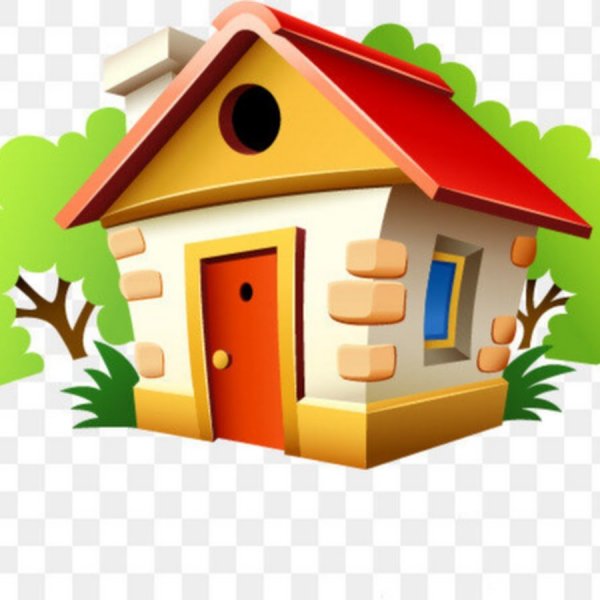 Домик мультяшный