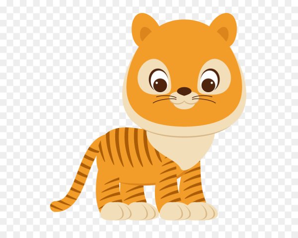 Тигренок мультяшный