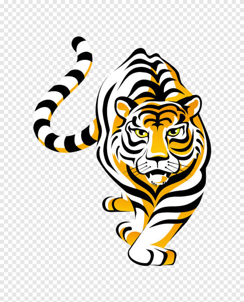 Милый Тигренок вектор