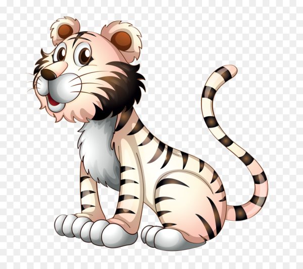 Тигренок трафарет