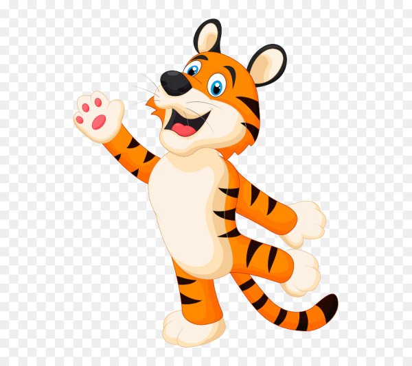 Тигренок мультяшный