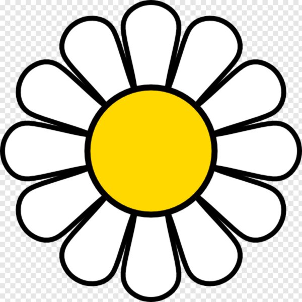 Ромашка для печати