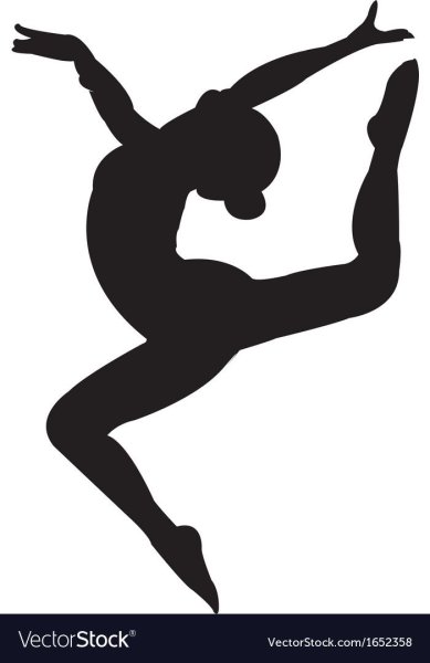 Силуэт гимнастки