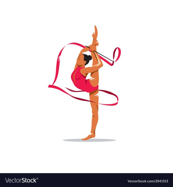 Художественная гимнастика силуэт