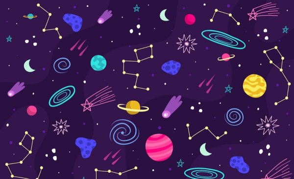 Космические векторные иллюстрации