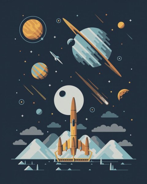 Стилизованный космос