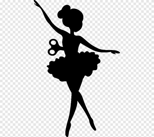 Силуэт танцующей балерины