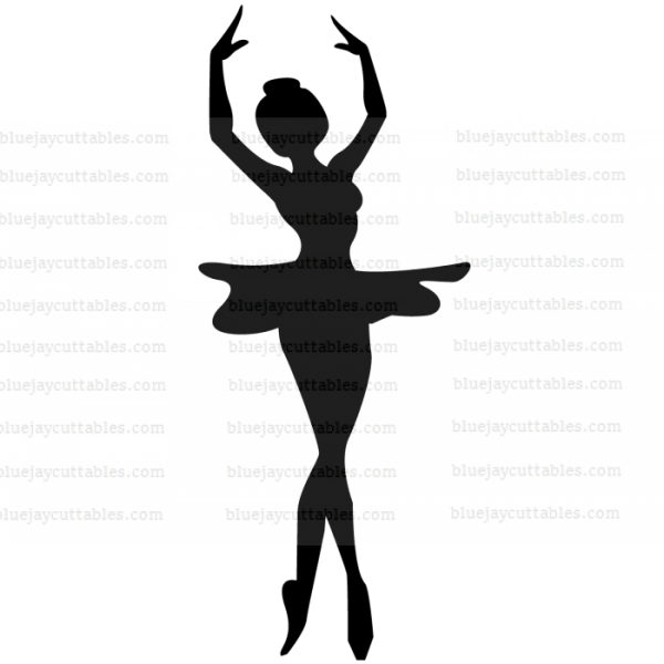 Силуэт балерины в розовом платье