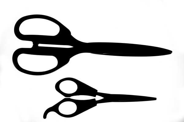 Контур ножницы для парикмахерской
