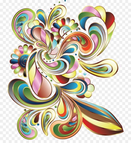 Цветной орнамент