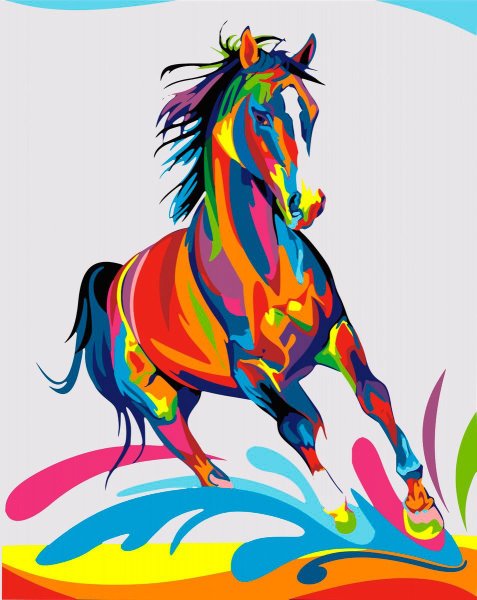 Стилизованная лошадь