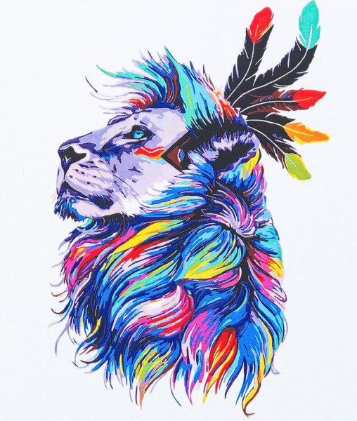 Лев цветной