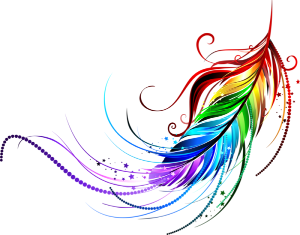 Разноцветные перья