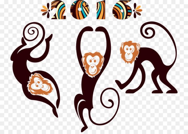 Обезьяна вектор