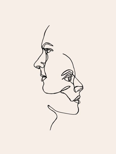 Портрет одной линией