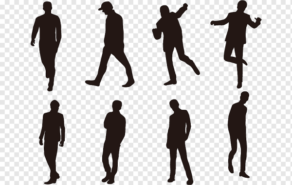 Силуэт человека