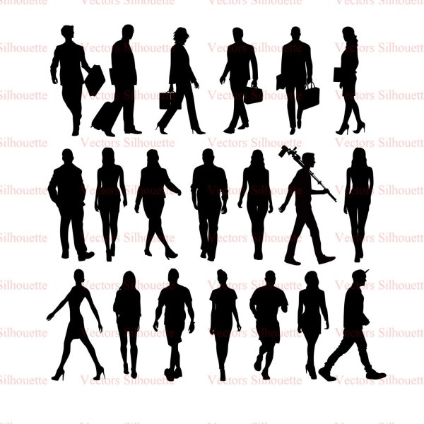 Векторные фигуры людей