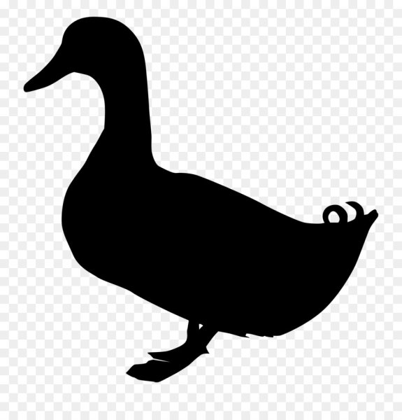 Силуэт уток