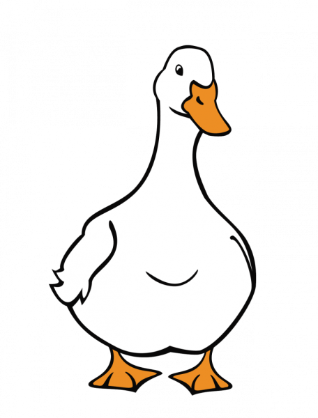 Нарисовать гуся