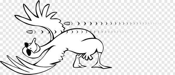 Хвост гуся рисунок