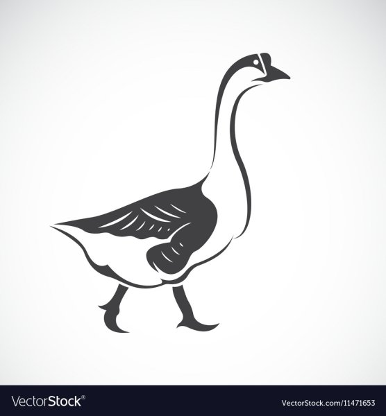 Гусь стилизация