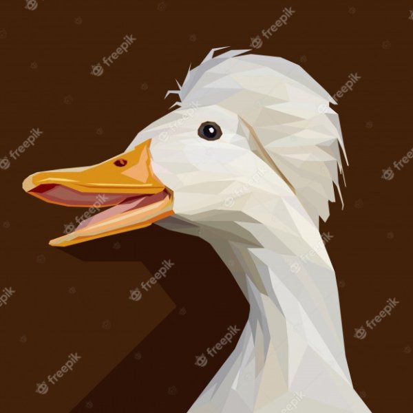 Фон с головами гуся