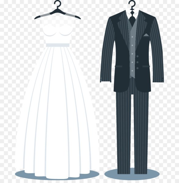 Свадебное платье и костюм на маниуенах